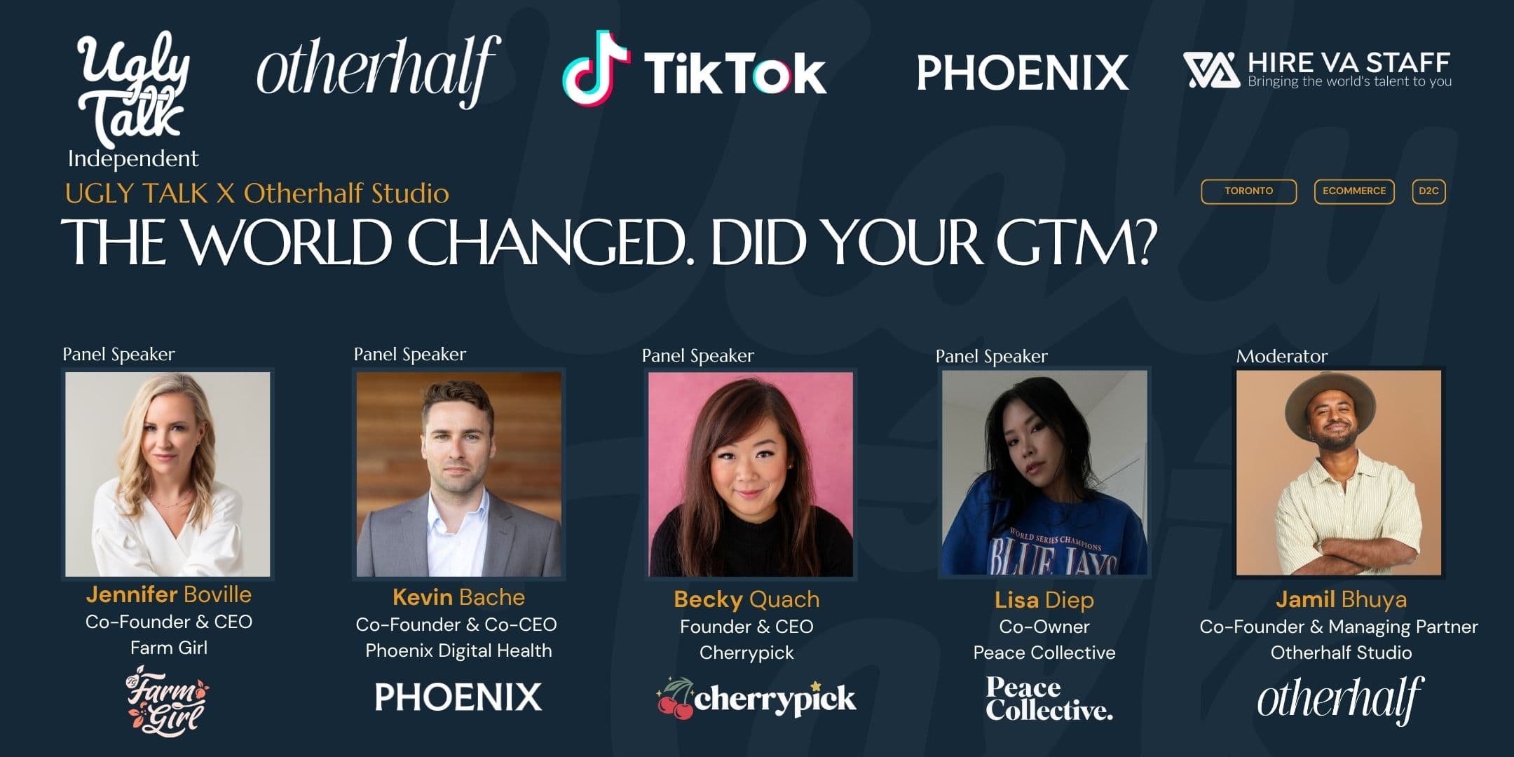 UGLY TALK: THE WORLD CHANGED. DID YOUR GTM? - Ugly Talk event in Toronto
