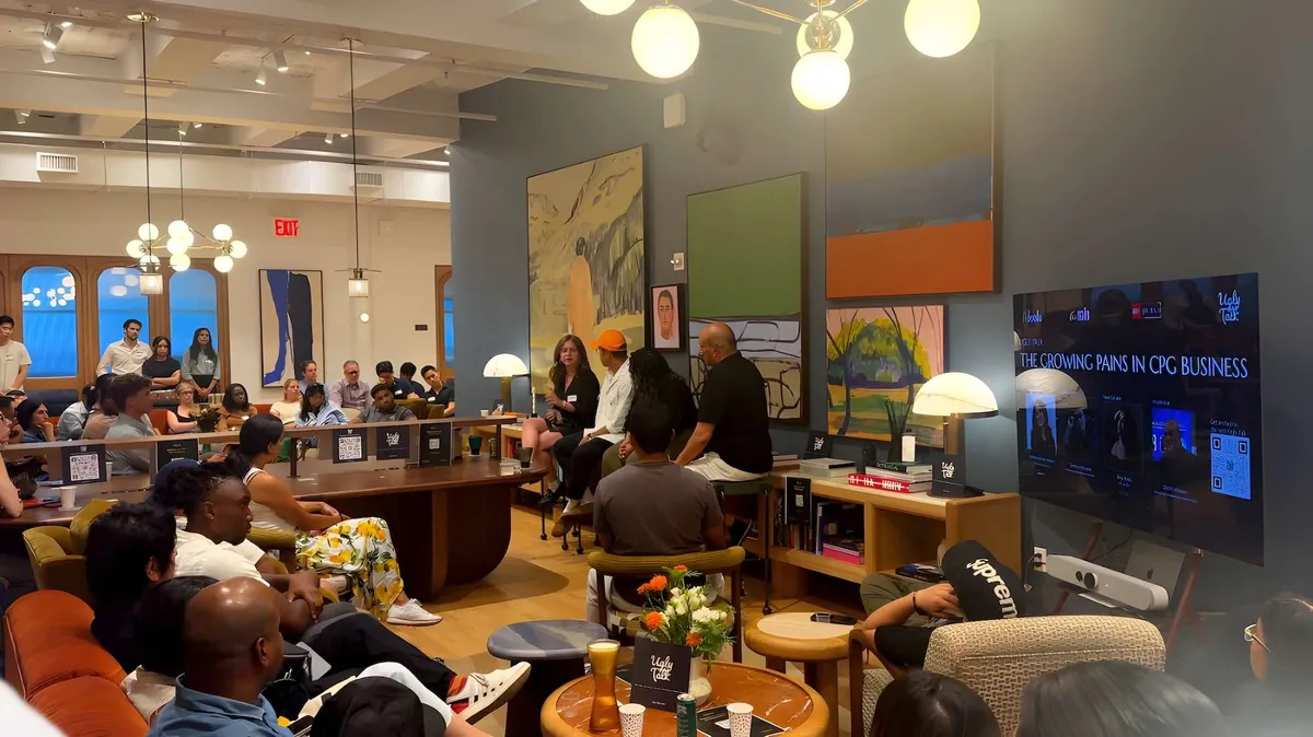 Ugly Talk event ambassador networking at a New York City event