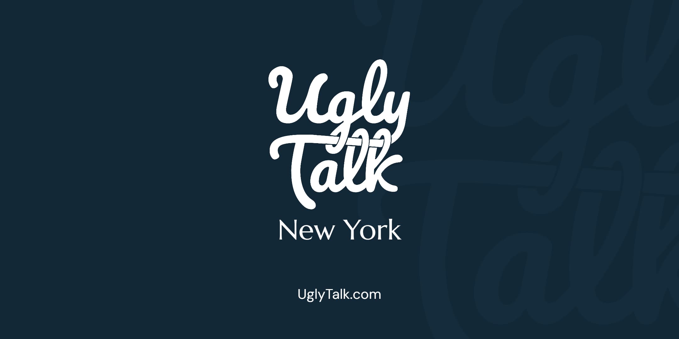 UGLY TALK: WHAT BREAKS ON THE WAY TO BUILDING AN EIGHT-FIGURE BRAND - Ugly Talk event in New York
